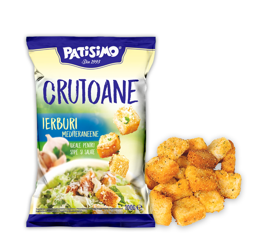 Crutoane cu Ierburi Mediteraneene