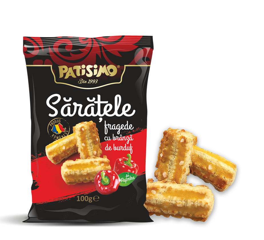 Sărățele cu Brânză de Burduf și Paprica