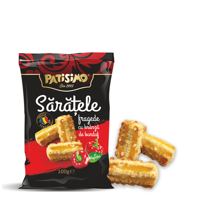 Sărățele cu Brânză de Burduf și Paprica